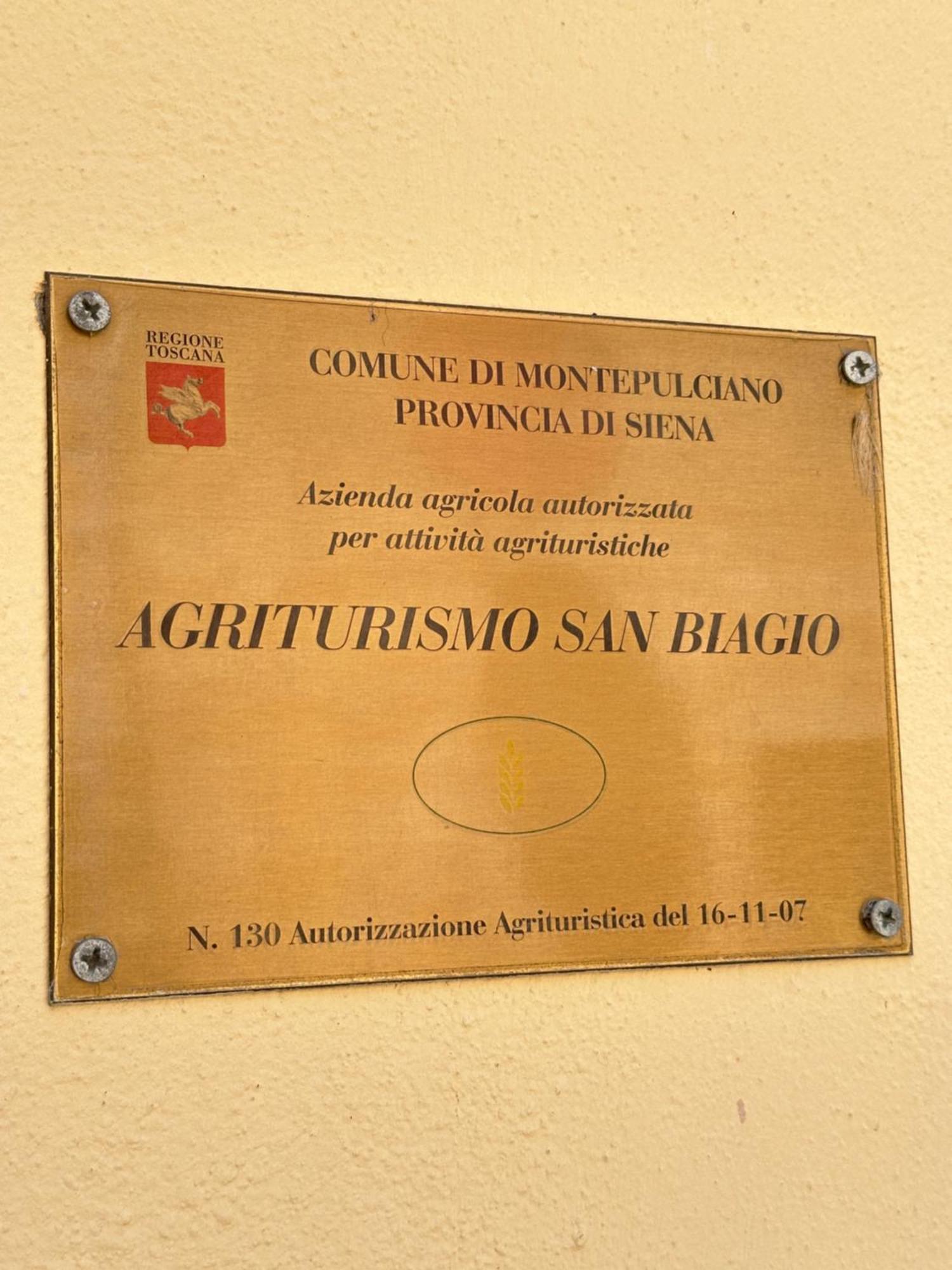 Agriturismo San Biagio Villa Montepulciano Stazione Eksteriør billede